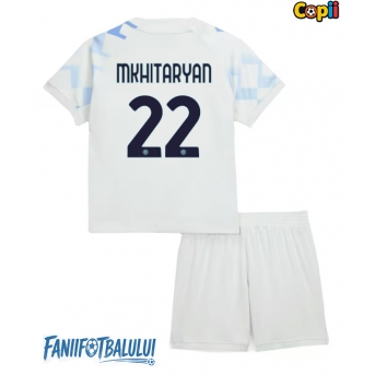 Inter Milan Henrikh Mkhitaryan #22 Echipament de Fotbal Replică 2025-26 Copii Deplasare (+ Șorturi)